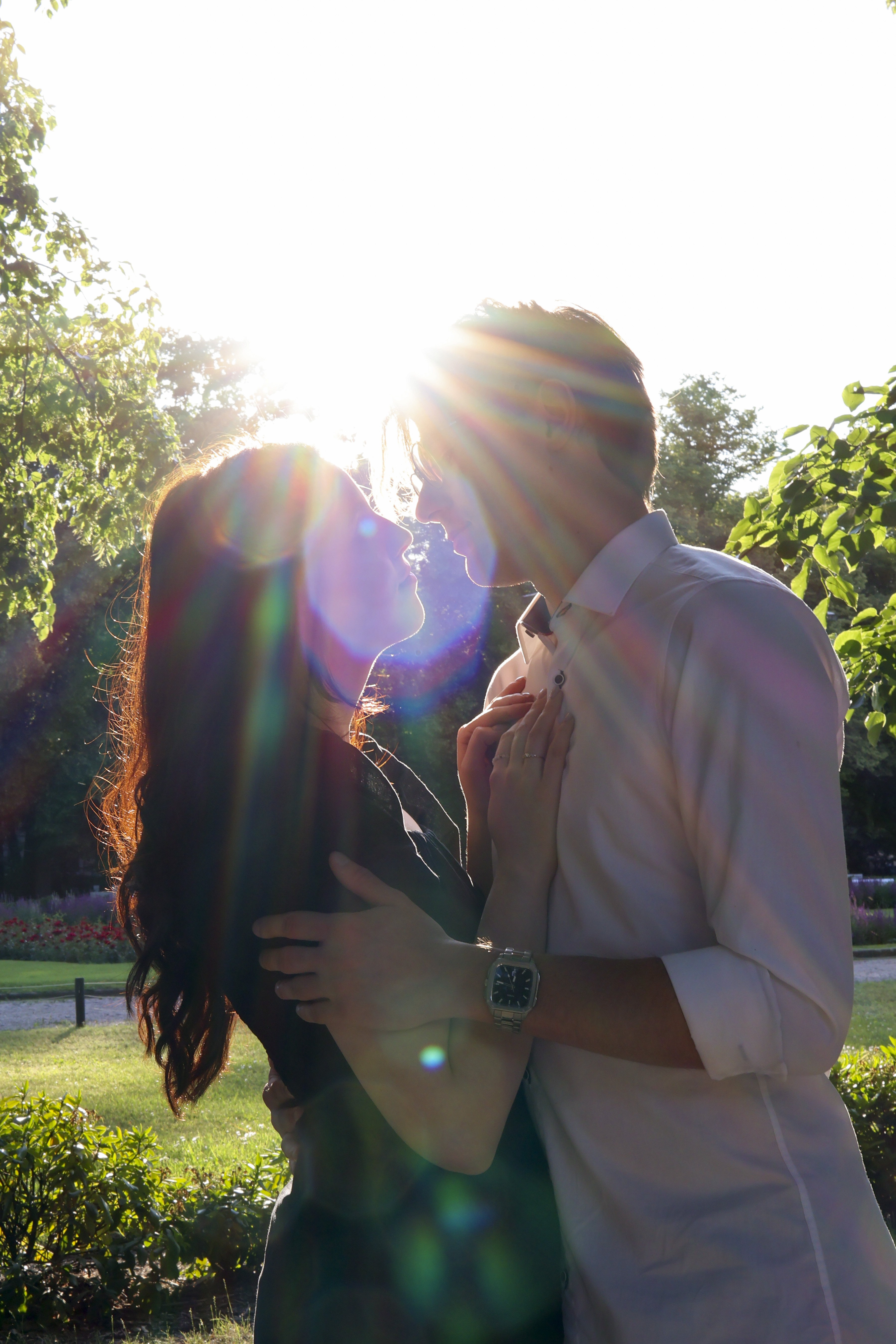 Sesja par w stylu bliskich kadrów