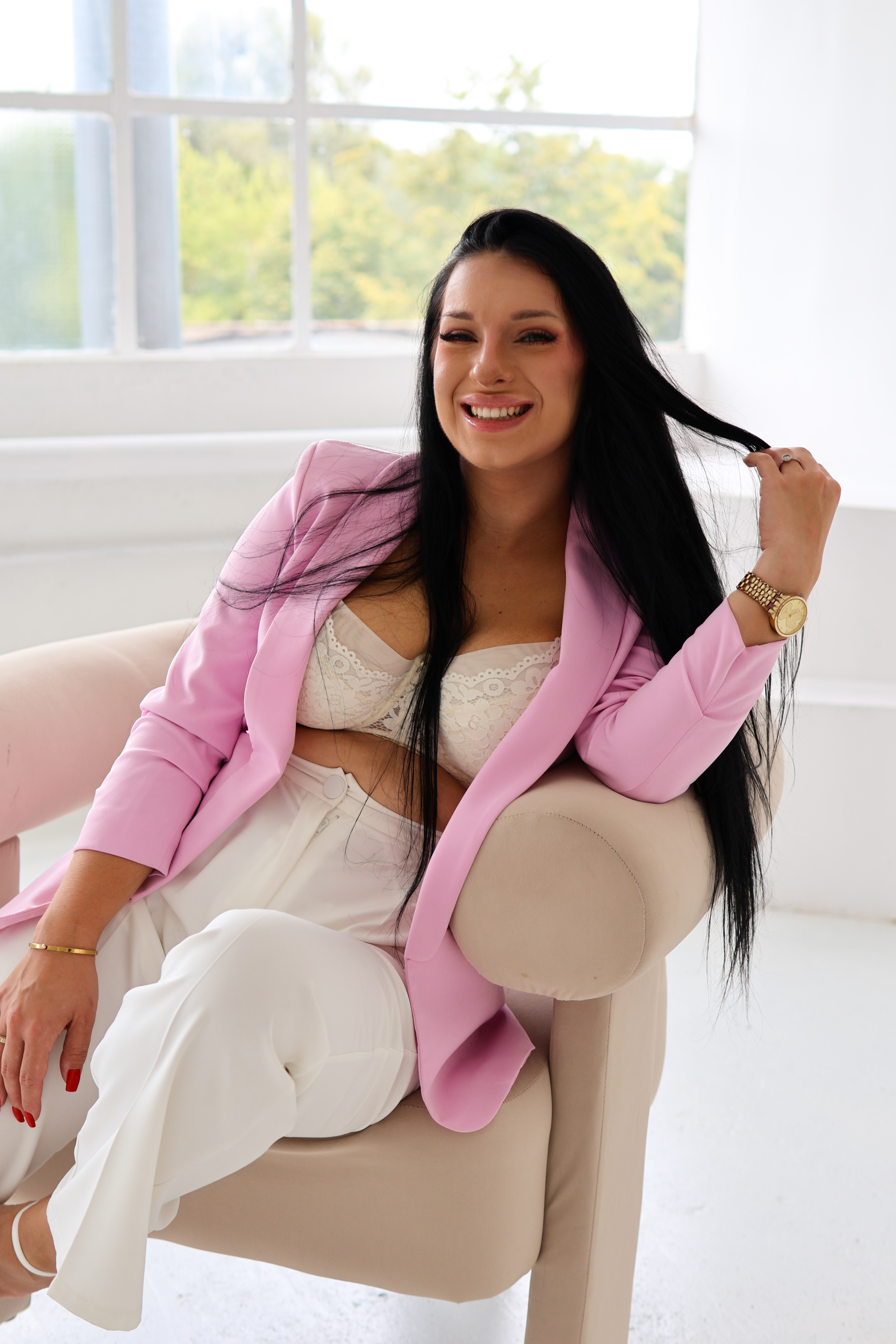 Sesja kobieca na plaży